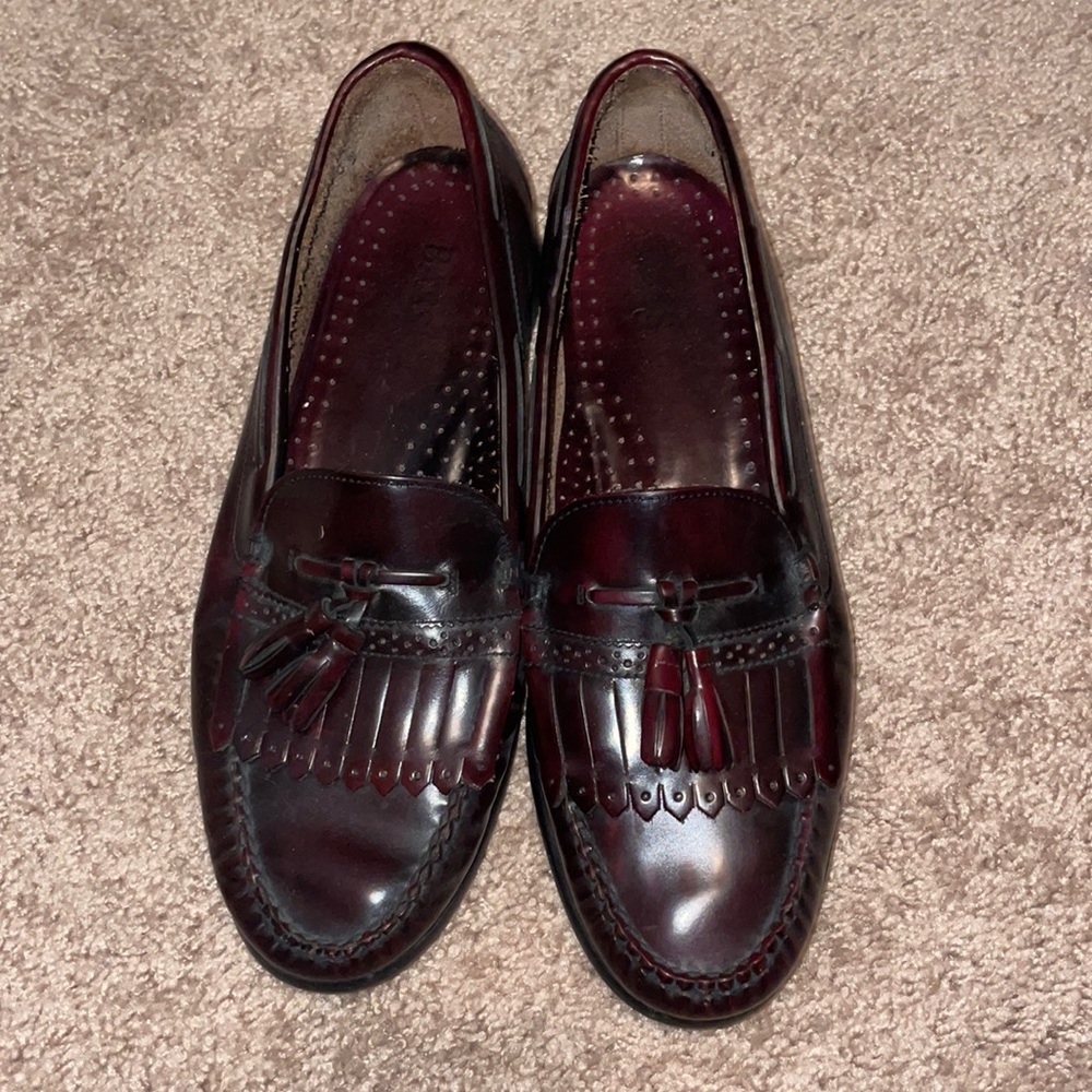 Men’s Bass Dress Loafers With Tassels sz11